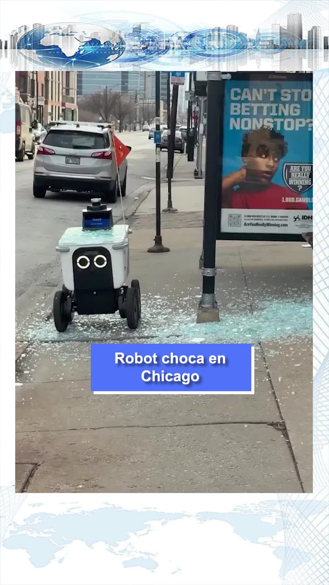 Robot choca en Chicago